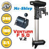 Silnik do łodzi HasWing VENTURA F 5.0 v2 LONG / SHORT 24V pod sterociąg Nowy Model !!!